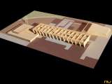 Aerial view of the model