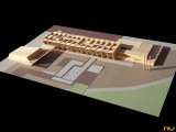 North view of the model