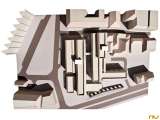Deventer townhall. Roof plan